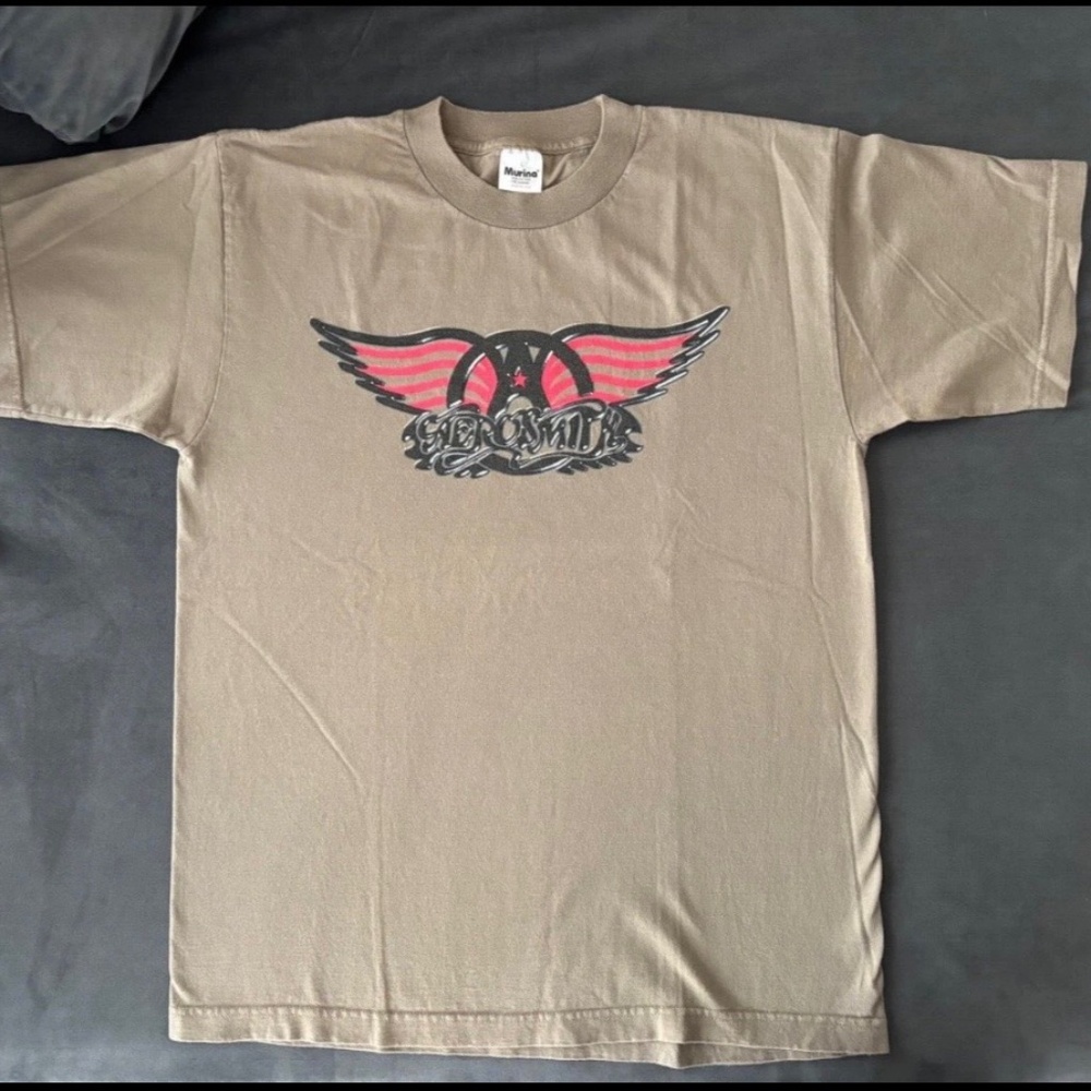 VINTAGE AEROSMITH - NOTHING CAN STOP THIS ROCKL WORLD TOUR 1989 - CONCERT SHIRT